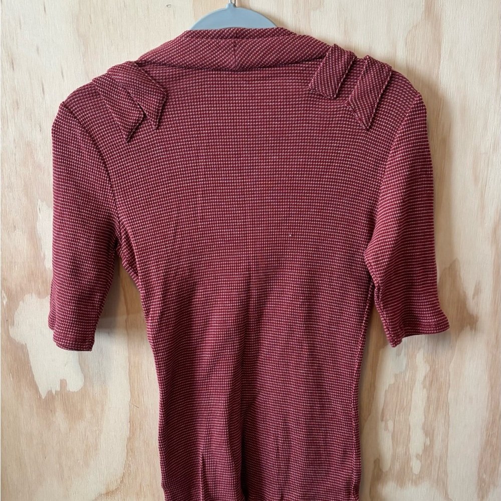 Red and White Striped Top - Picture 2 of 5